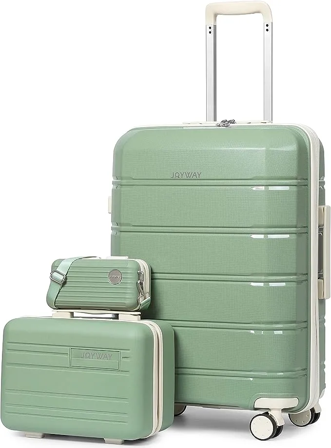 3 Pieces Set Carry-on Luggage 20 Inch Lightweight Luggage TR005