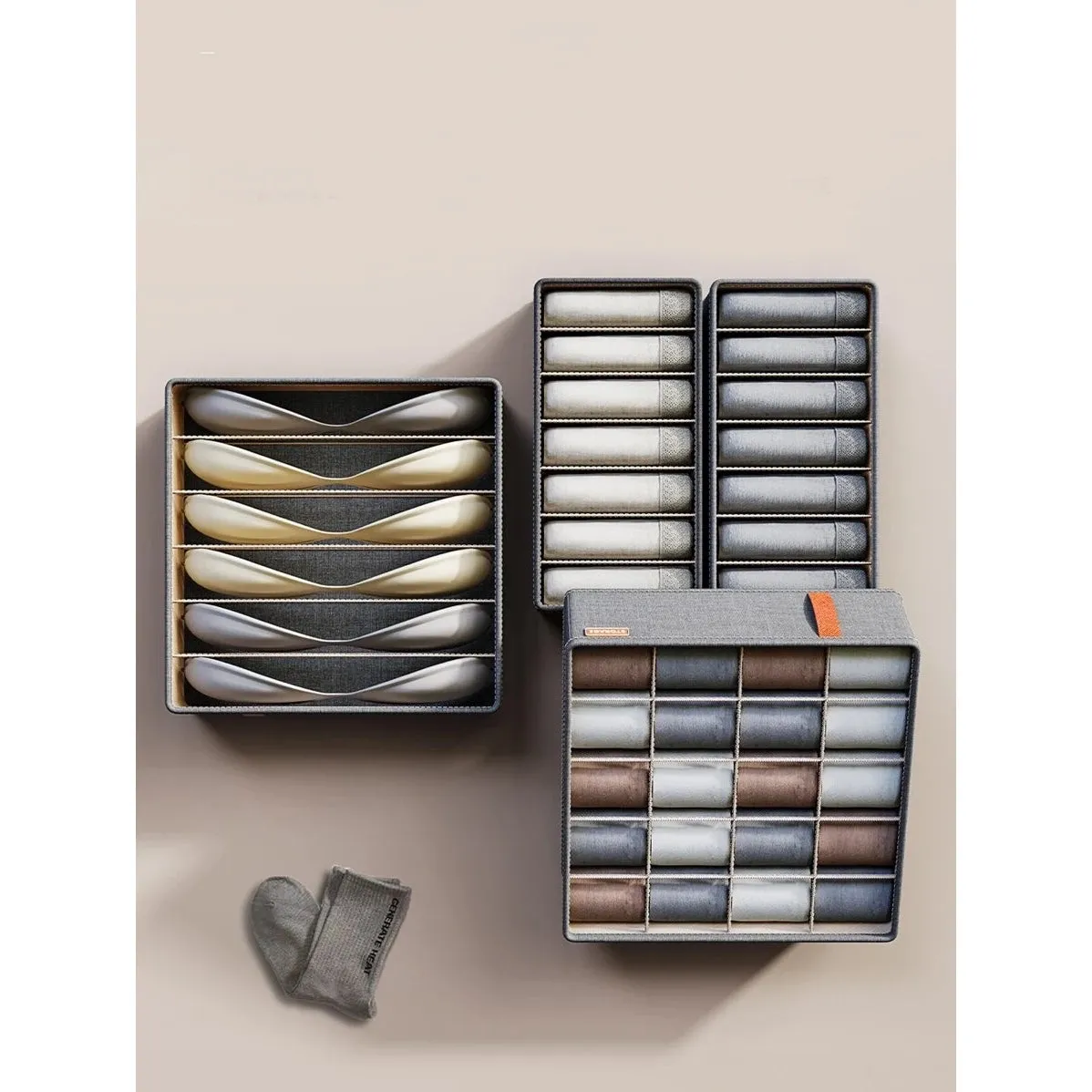 3 Prices Drawer Organizers for Storing Socks, Underwear, Ties