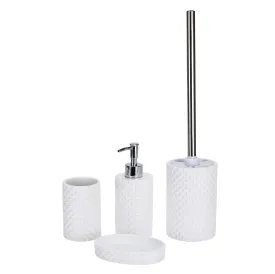 Bathroom Organizer Accessories Set With Soap Dispenser, Toothbrush