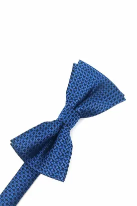 Blue Regal Kids Bow Tie