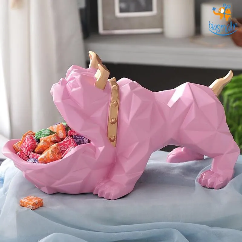 Bulldog Storage Table Ornament