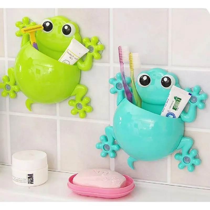 Cartoon Gecko Design Toothbrush Toothpaste Holder