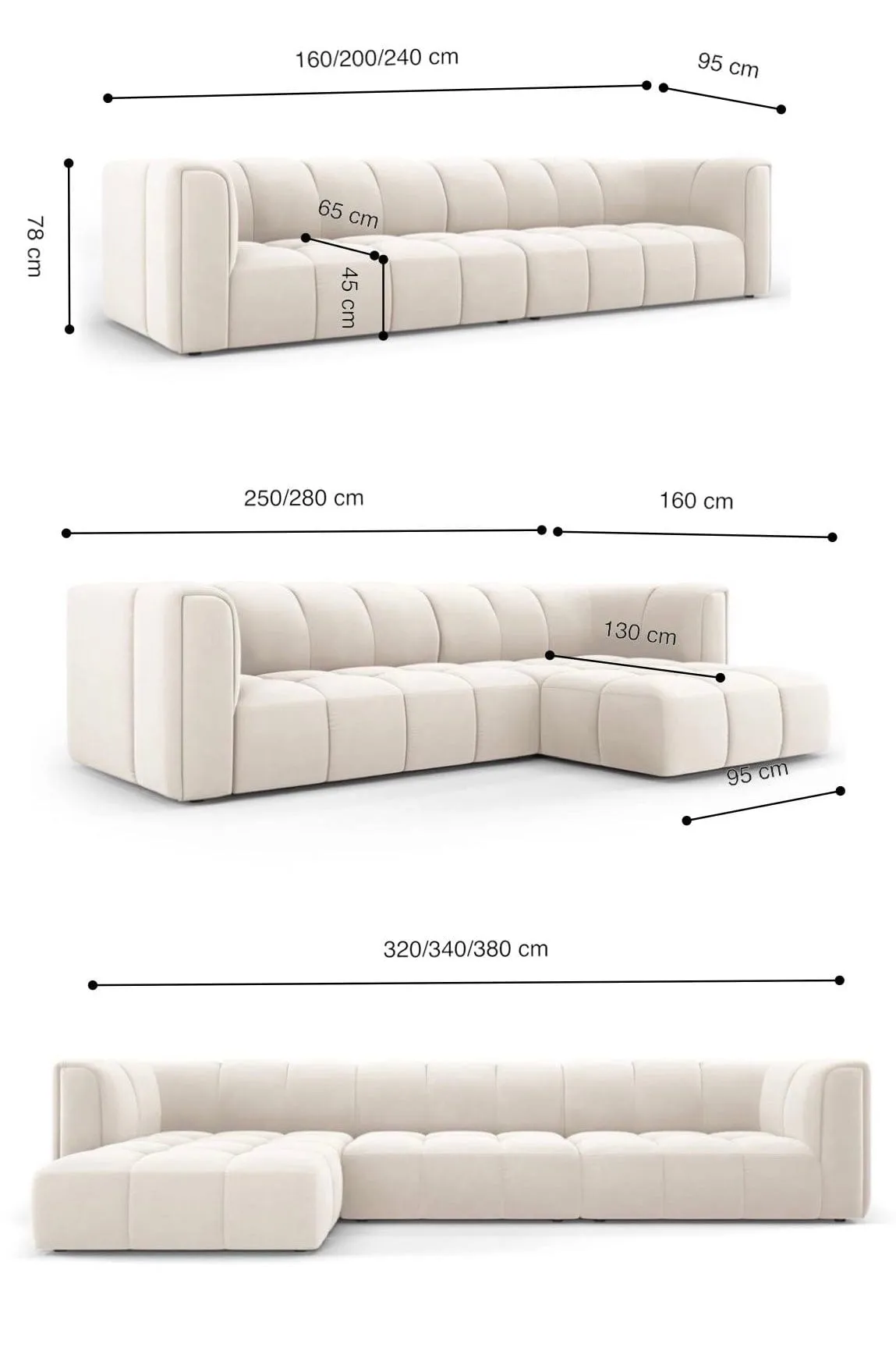 Celine Scratch Resistant Sectional Sofa