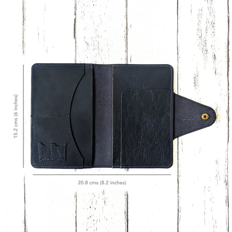 Classic Passport Holder - Navy Blue