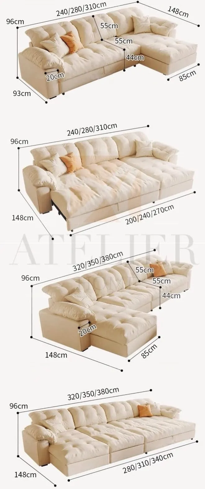 Craig Scratch Resistant Sofa Bed