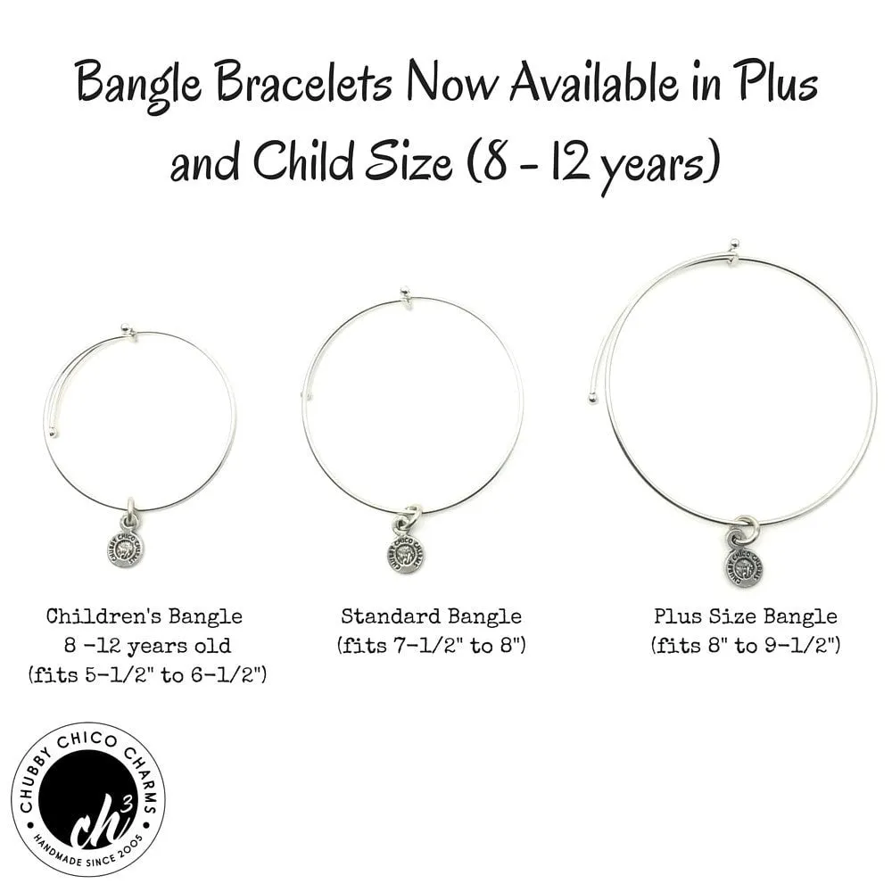 I Love My Plumber Expandable Bangle Bracelet Set