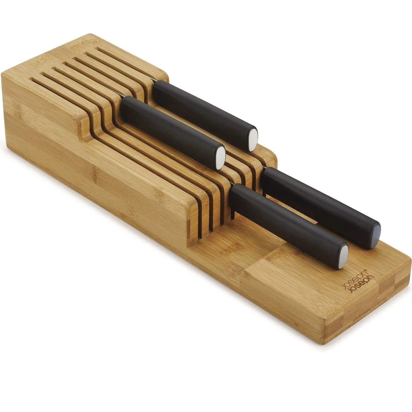 Joseph Joseph DrawerStore Bamboo 2-tier Knife Organiser