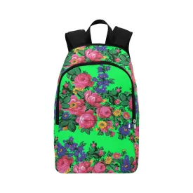 Kokum's Revenge Green Fabric Backpack for Adult