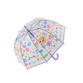 Kuber Industries Kids Umbrella | Umbrella for Rainy Days | Umbrellas for Rain | Umbrella For Travelling-Outdoor Activities | Umbrella for Kids-Boys & Girls | Kids Chhata | RST035A | Purple