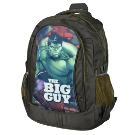 Kuber Industries Marvel The Big Guy Hulk School Bags | Kids School Bags | Student Bookbag | Travel Backpack | School Bag for Girls & Boys | School Bag with 3 Compartments | Green