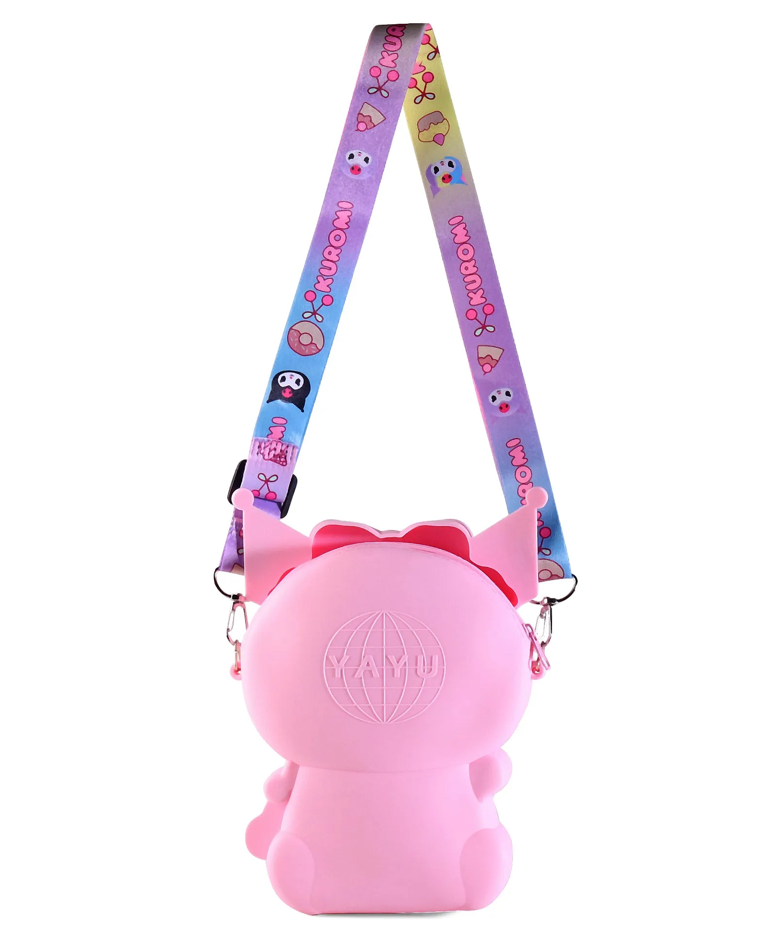 KUROMI SILICON SLING BAG - PINK