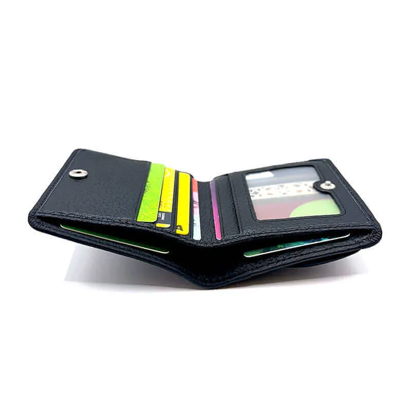 Leather RFID Slim Foldable Small Wallet