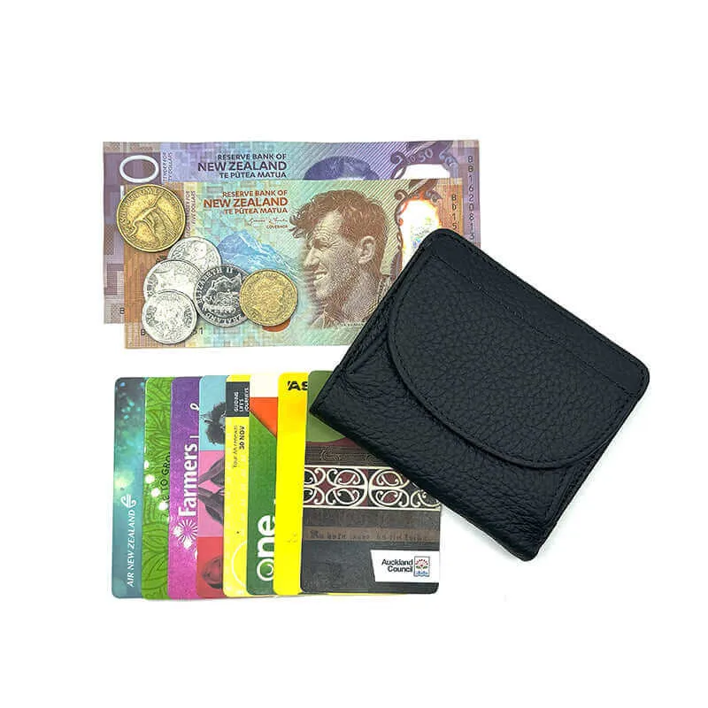 Leather RFID Slim Foldable Small Wallet