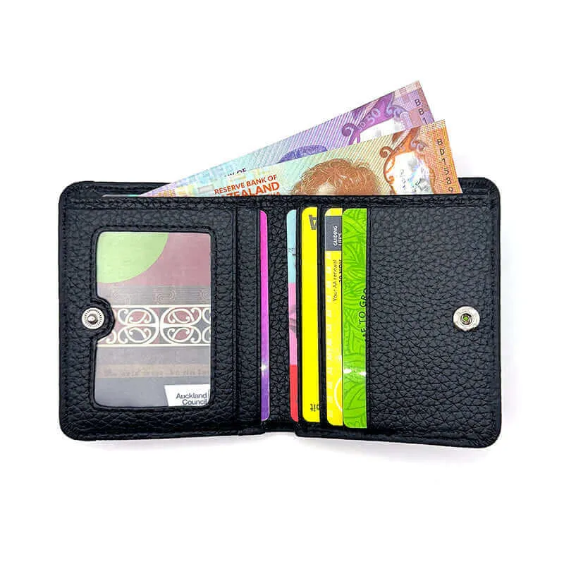 Leather RFID Slim Foldable Small Wallet