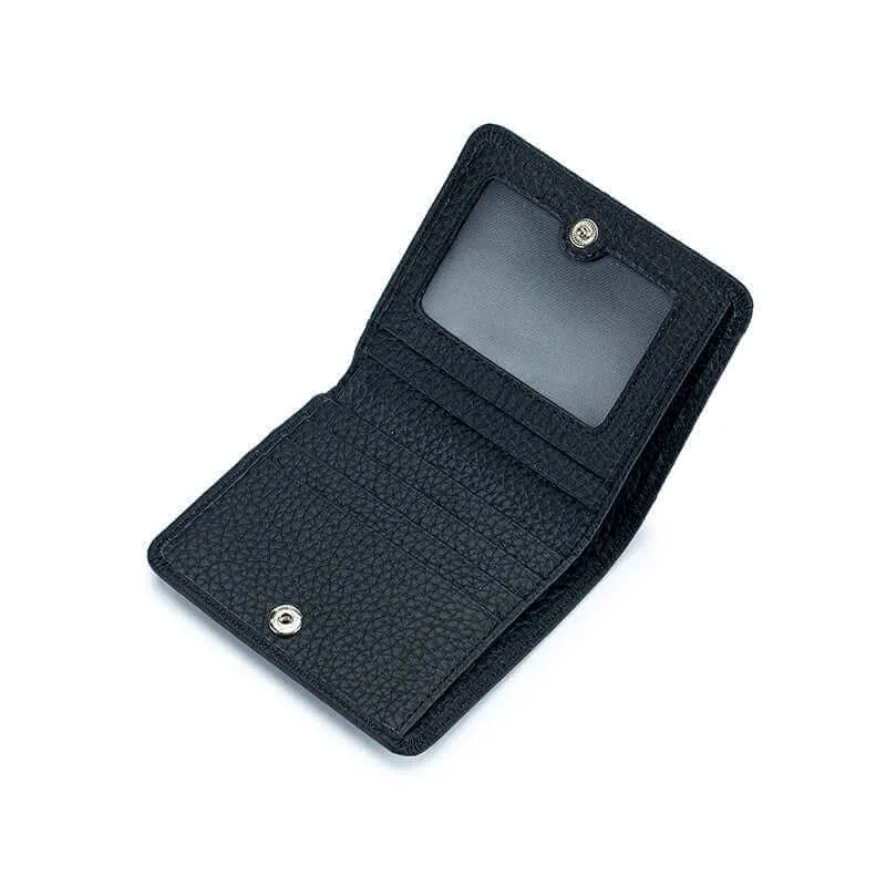 Leather RFID Slim Foldable Small Wallet