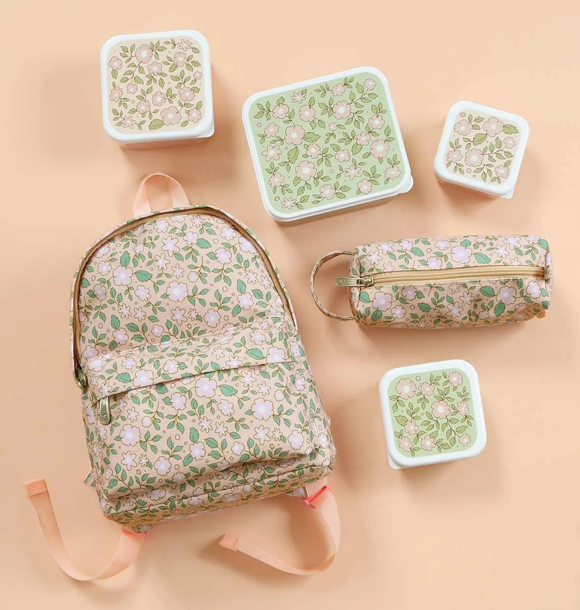 Little Backpack - Blossoms Pink