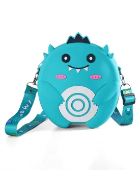 LITTLE DINO SILICON SLING BAG - GREEN