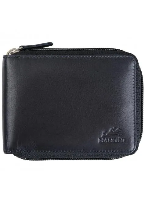 Mancini BELLAGIO Zippered RFID Billfold With Removable Passcase