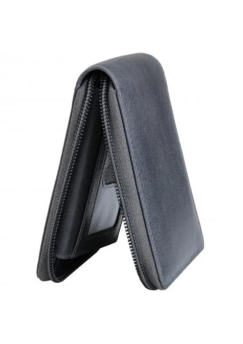 Mancini BELLAGIO Zippered RFID Billfold With Removable Passcase