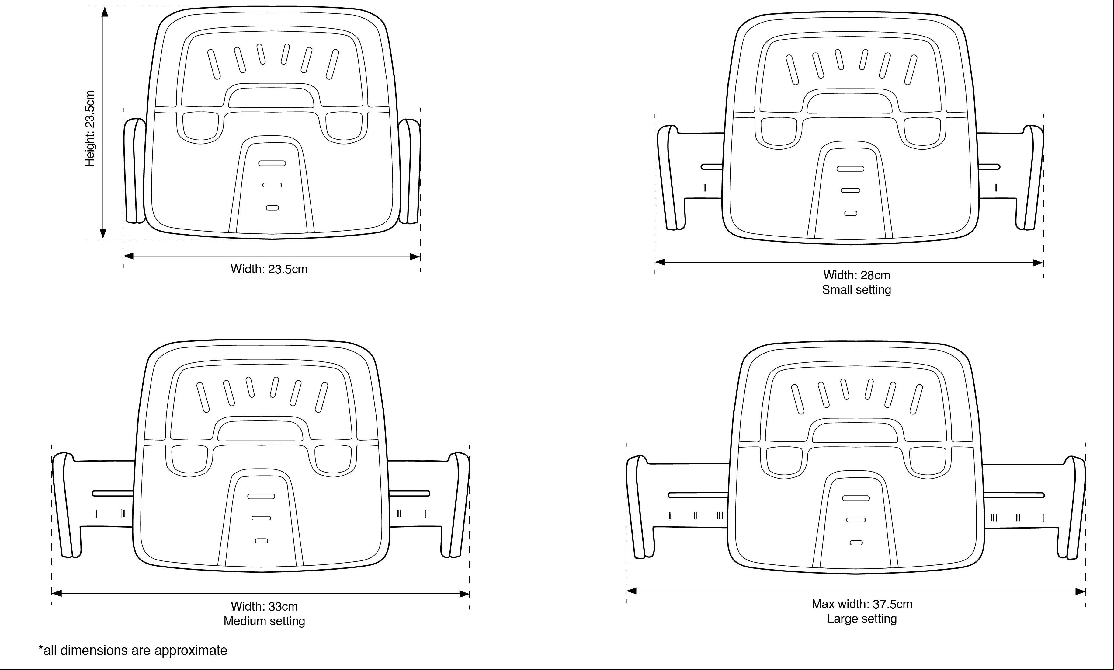 Mifold Grab-and-Go Booster Seat Emerald Green