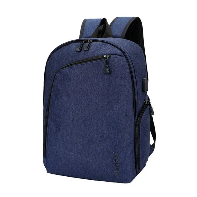 Modern Anti-Theft 15" Laptop Backpack With USB Charging