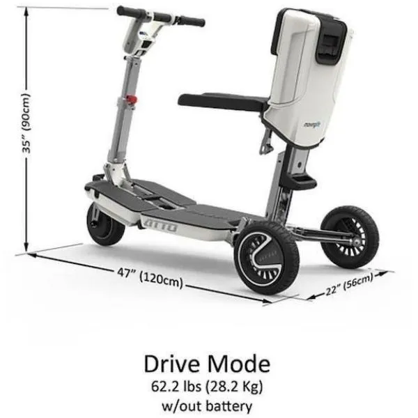 Moving Life Atto Folding Mobility Scooter