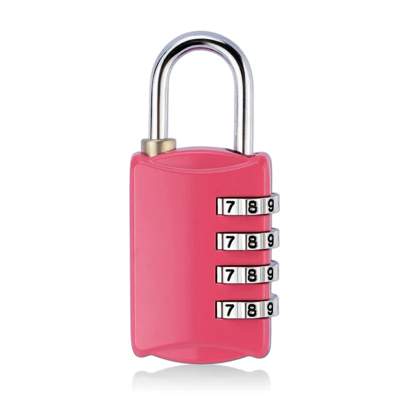 Multi-color Metal Luggage Zipper Wardrobe Door Password Lock