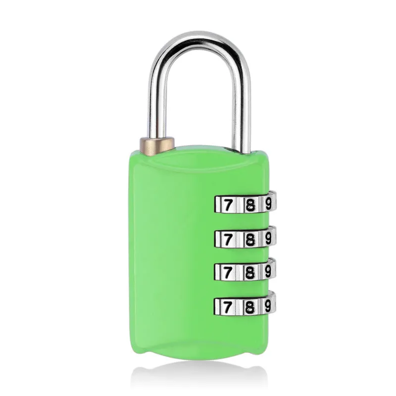 Multi-color Metal Luggage Zipper Wardrobe Door Password Lock