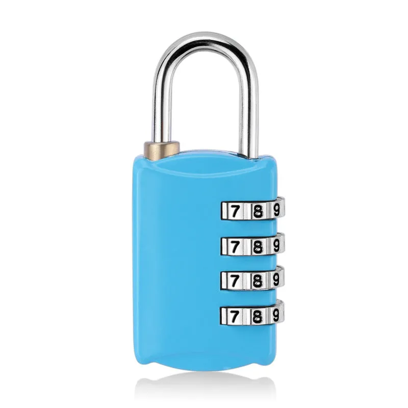 Multi-color Metal Luggage Zipper Wardrobe Door Password Lock