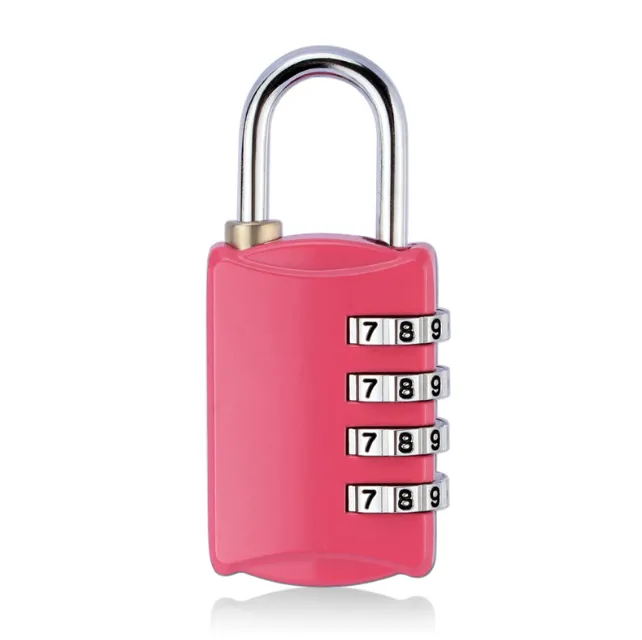 Multi-color Metal Luggage Zipper Wardrobe Door Password Lock