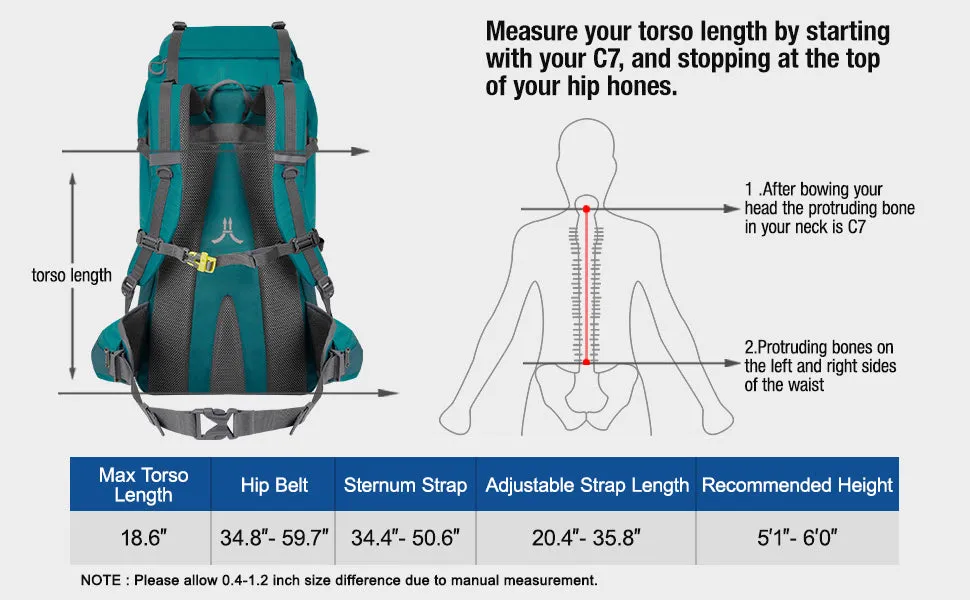 Nevo Extreme 40L - 45L - 50L - 60L - 70L Backpack