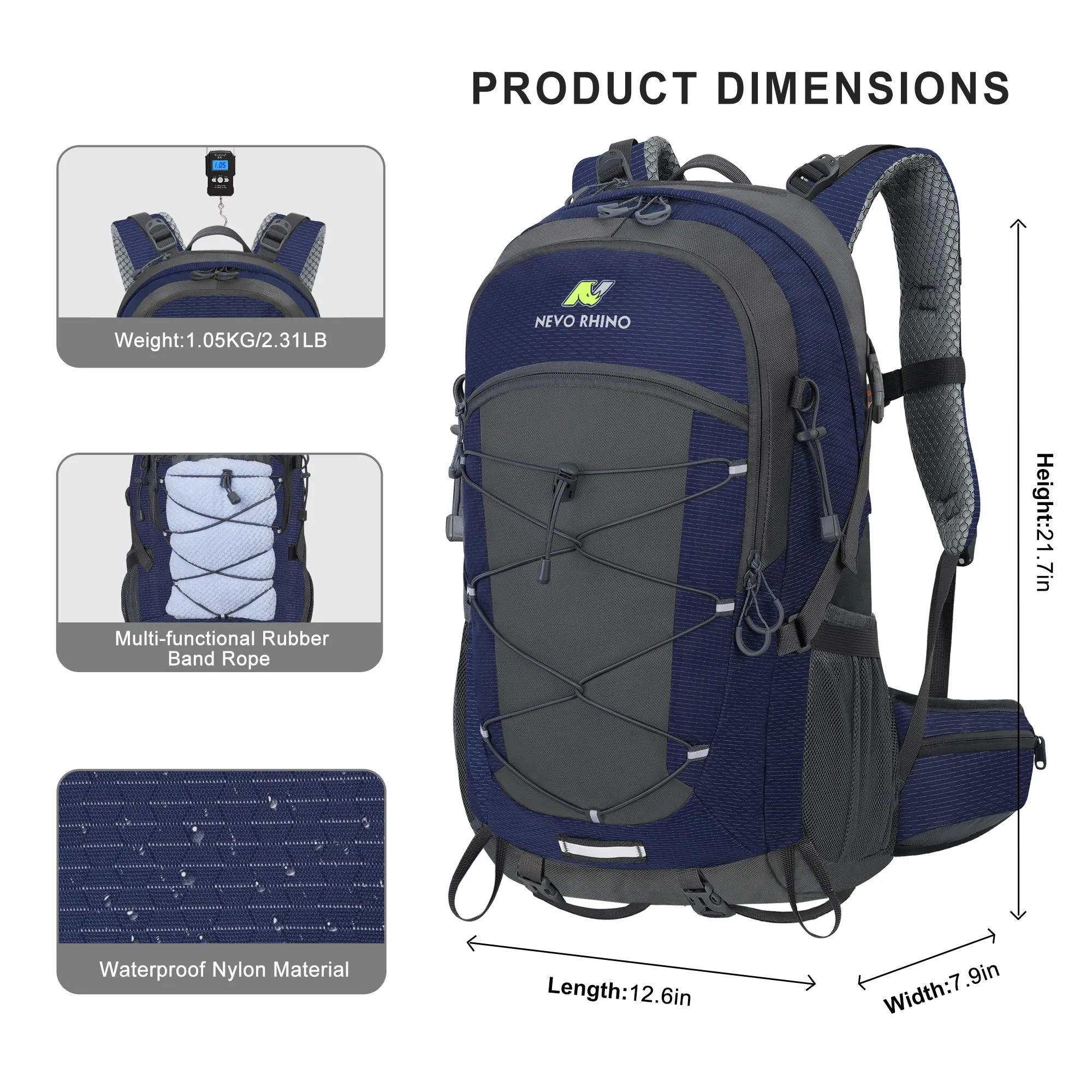 Nevo Extreme 40L - 45L - 50L - 60L - 70L Backpack