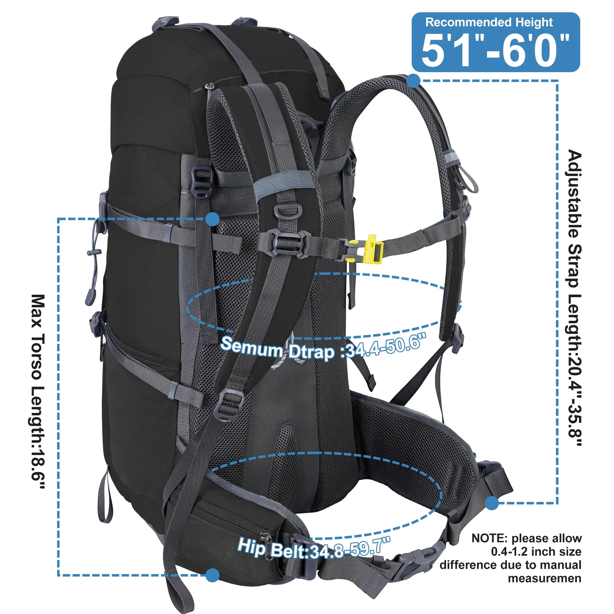 Nevo Extreme 40L - 45L - 50L - 60L - 70L Backpack