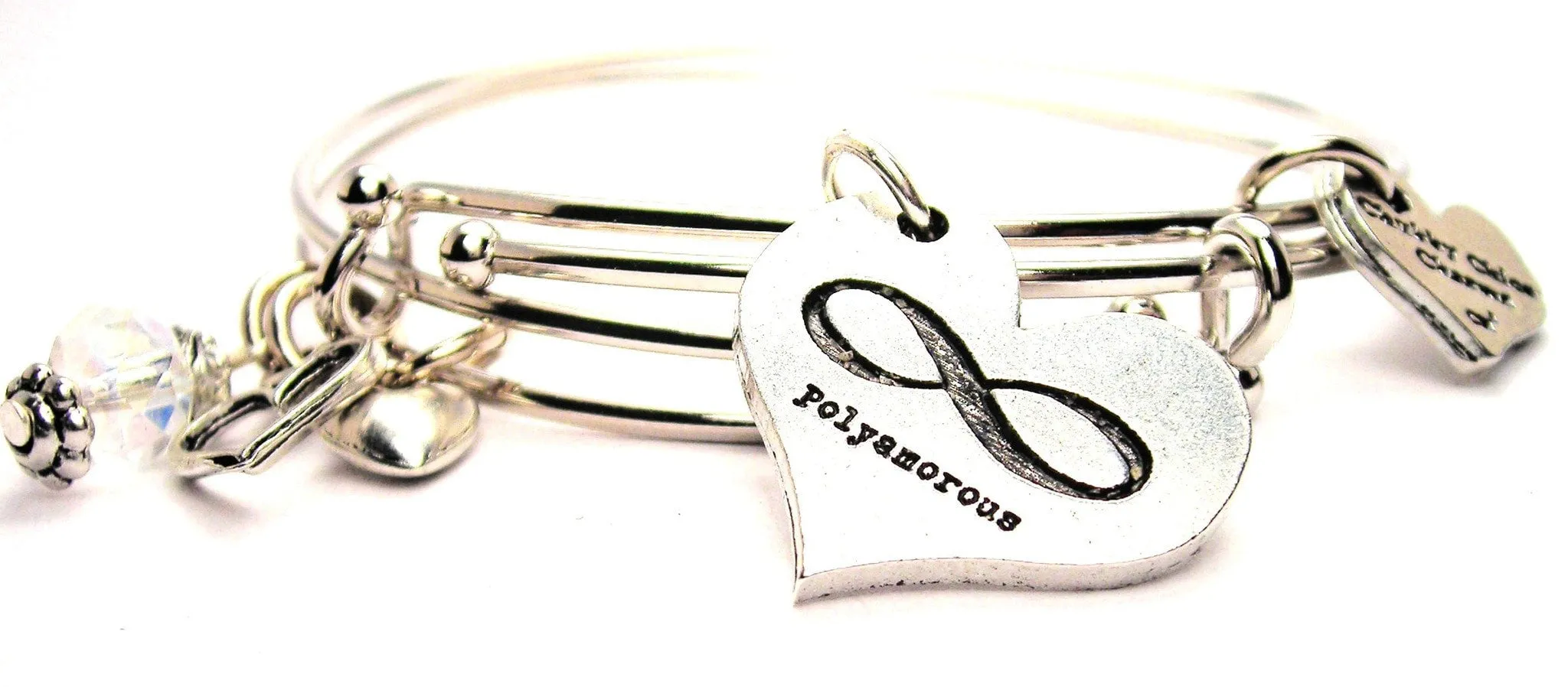 Polyamorous Expandable Bangle Bracelet Set