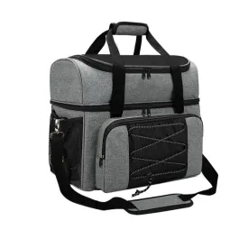 Portable Travel Bowling Crossbody Tote Sports Bag(Grey)