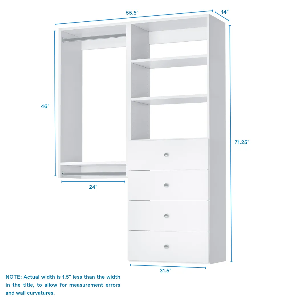 Premium Compact Closet Kit