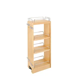 Rev-A-Shelf / 448-BBSCWC-6C / Wood Wall Cabinet Pullout Organizer for 30" H Cabinets w/ BB Soft-Close