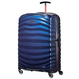 Samsonite Lite-Shock Sports Medium 75cm Hardsided Suitcase - Nautical Blue/Red