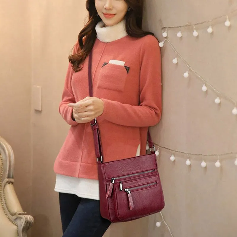 Spacious Multi-pocket Cross-body Shoulder Bags