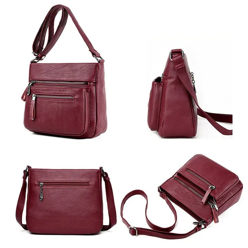 Spacious Multi-pocket Cross-body Shoulder Bags