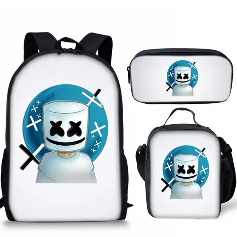 The Marshmello 3 PCS Printed Bag