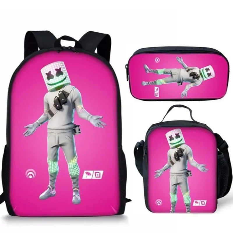 The Marshmello 3 PCS Printed Bag