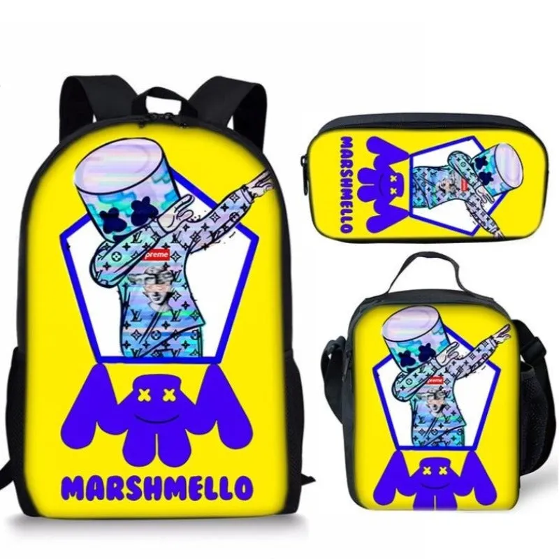 The Marshmello 3 PCS Printed Bag