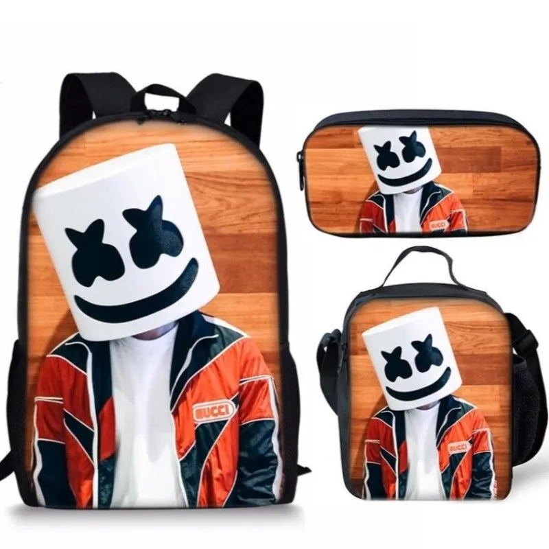 The Marshmello 3 PCS Printed Bag