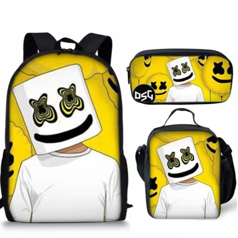 The Marshmello 3 PCS Printed Bag