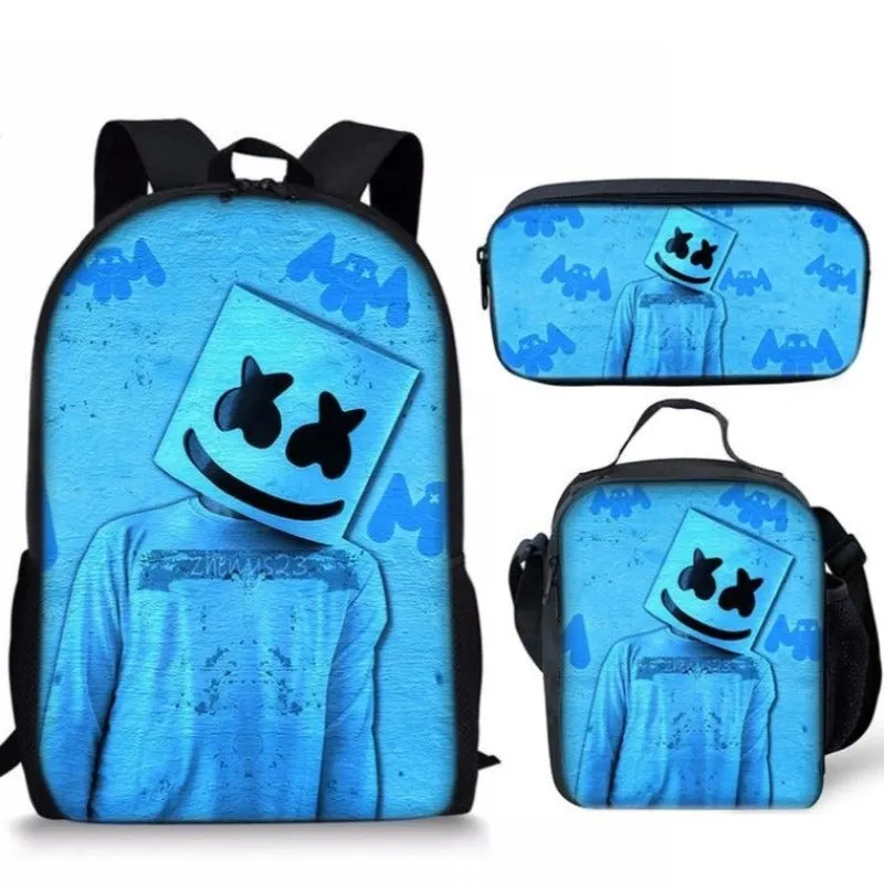 The Marshmello 3 PCS Printed Bag