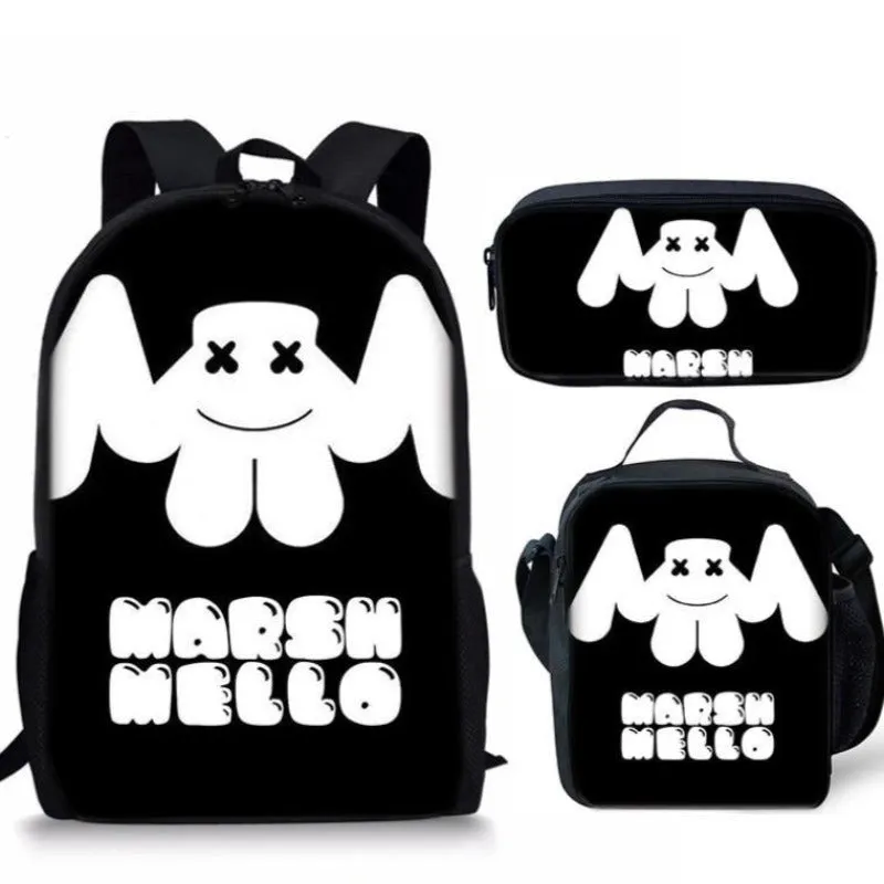 The Marshmello 3 PCS Printed Bag