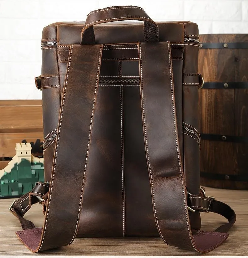 The Raoul Backpack | Handmade Vintage Leather Backpack