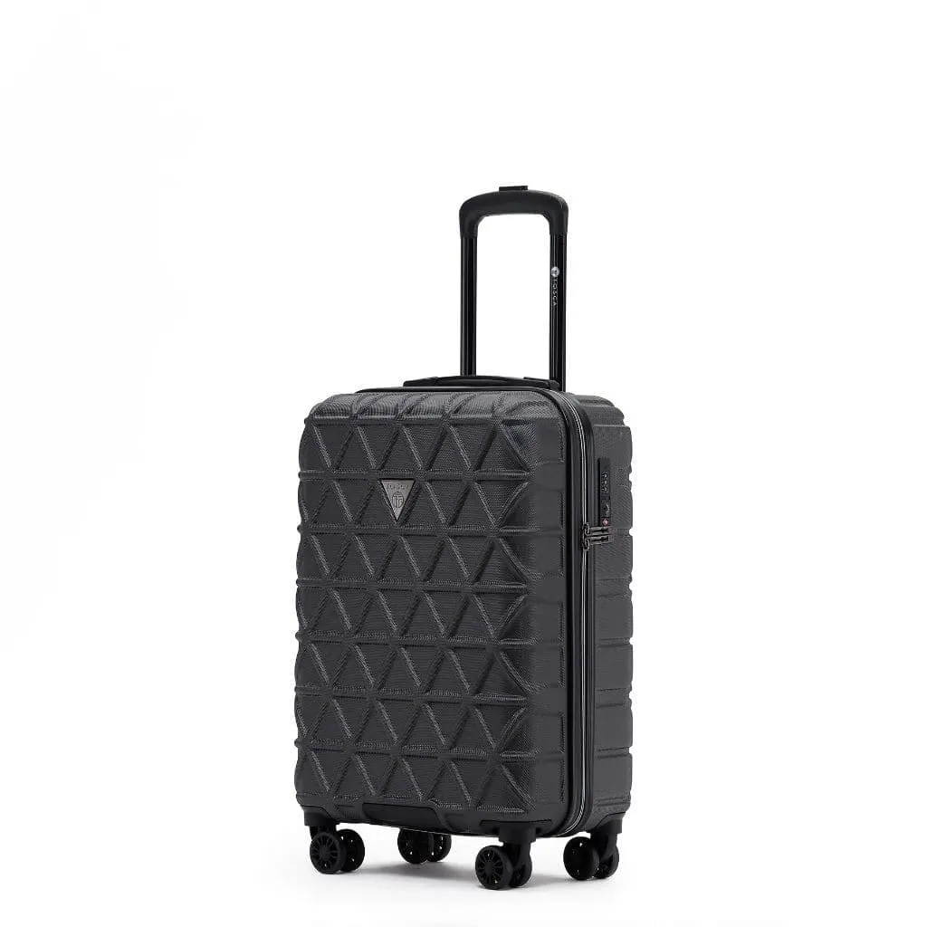 Tosca Triton Carry On 55cm Hardsided Spinner Luggage Rose Gold