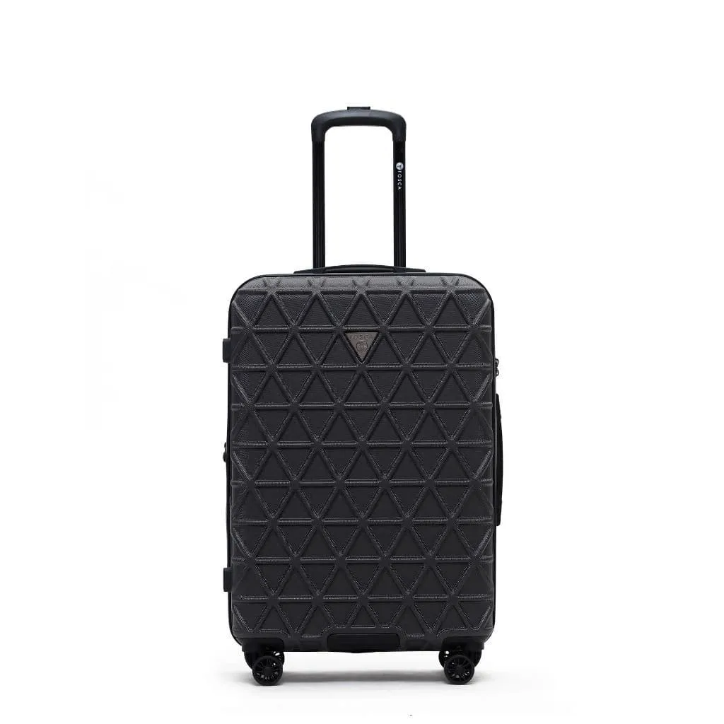 Tosca Triton Medium 64cm Hardsided Spinner Expander Luggage Charcoal